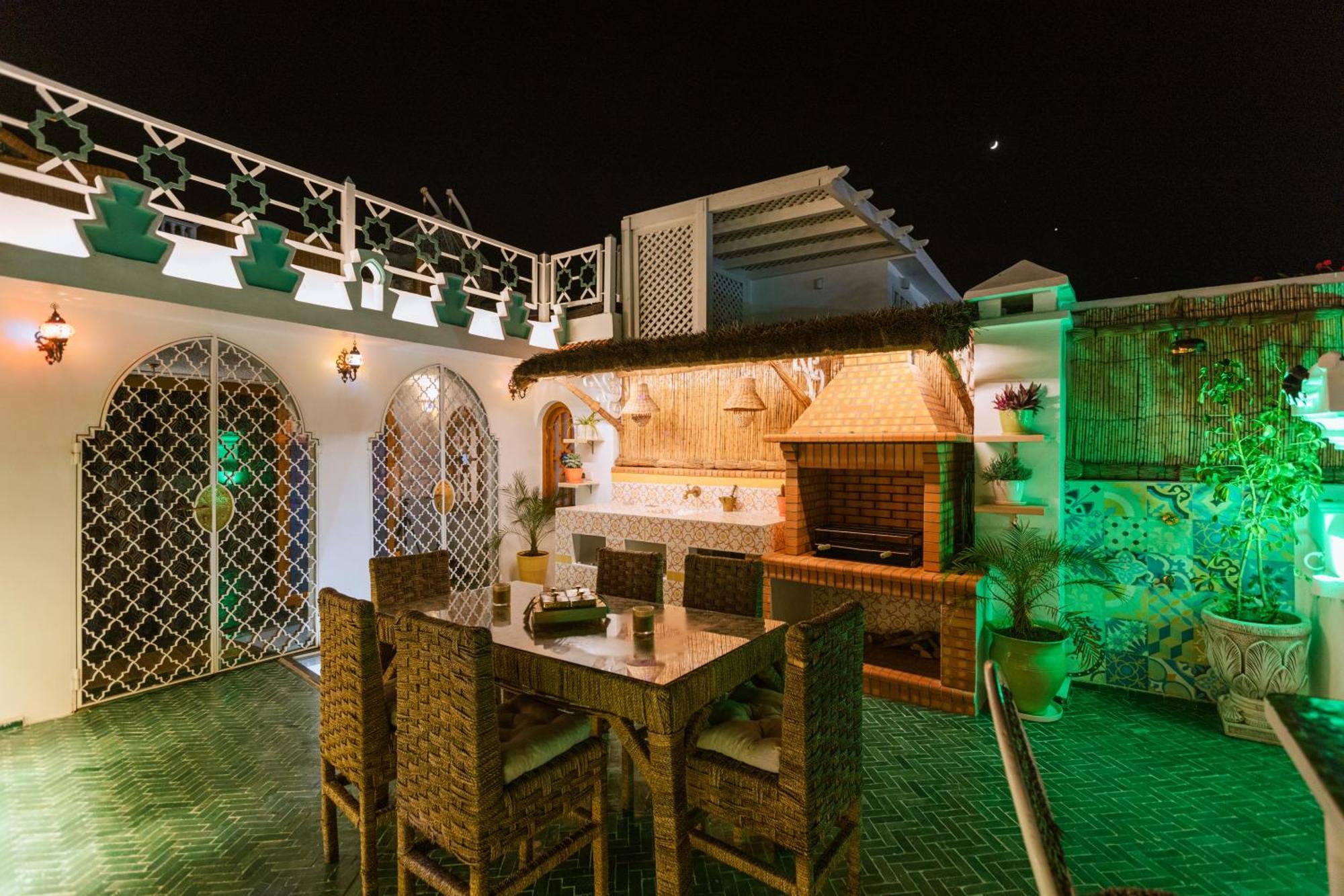 Riad Villa With Mediterranean Sea Views Of Spain And Gibraltar Tânger Exterior foto